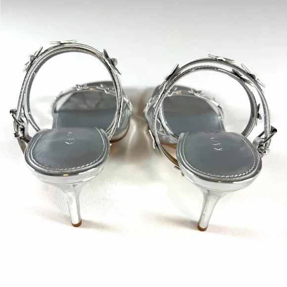 Katy Perry Analia Flower Square Toe Dress Sandals Size 8.5 - Picture 9 of 12